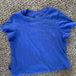 Madewell Royal Blue Tshirt, Size XS